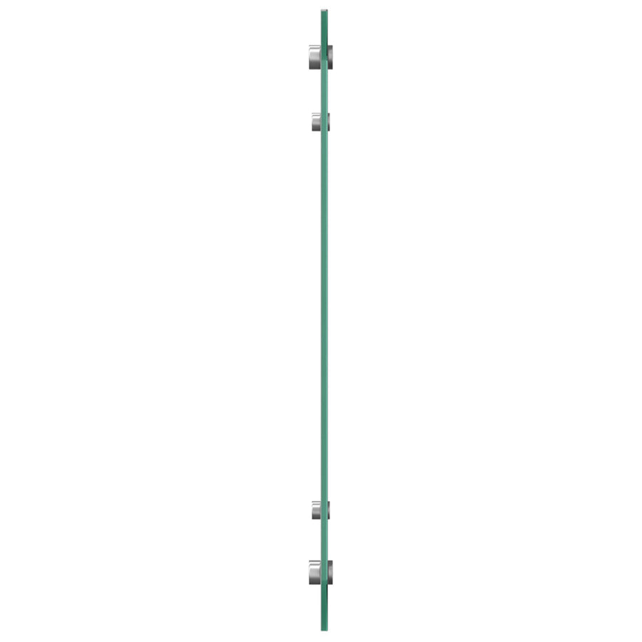 Keuken Achterwand 80X50X0,6 Cm Gehard Glas Lichtgrijs 80 x 50 cm