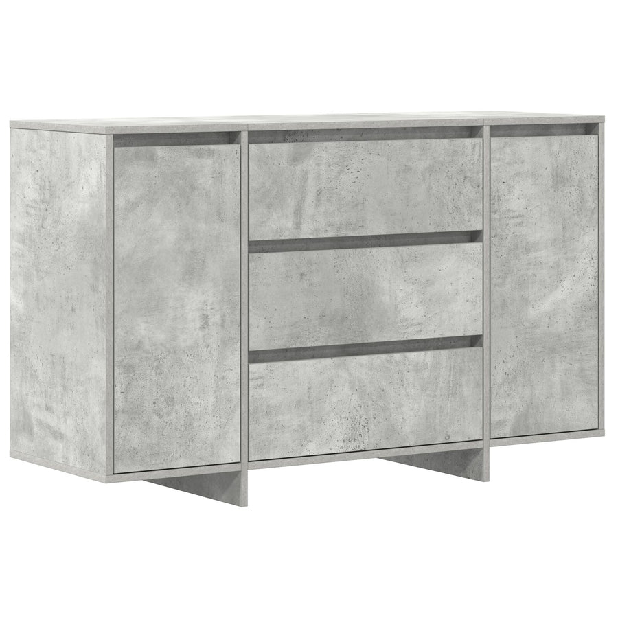 Zijtafel Betonnen Grijs Geëngineerd Hout Zijtafel Rechthoekig