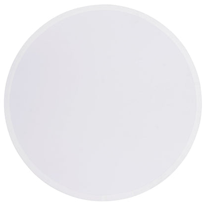 Plafondlamp Inbouw Ø 38 Cm Stof E27 Ø38 x 13,5 cm Wit zonder sterrenlampenkap