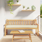 Palletkussen set 2 stuks crème 200x40x8 cm