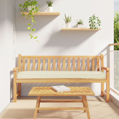 Palletkussens Voor Bank 2 Stuks 200X40X8 Cm Oxford Stof Crème