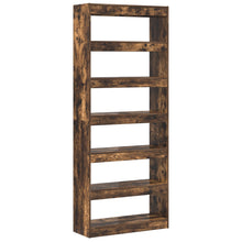 Gerookte Eiken Boekenkast Gerookt Eiken Hout 80 X 30 X 198 Cm
