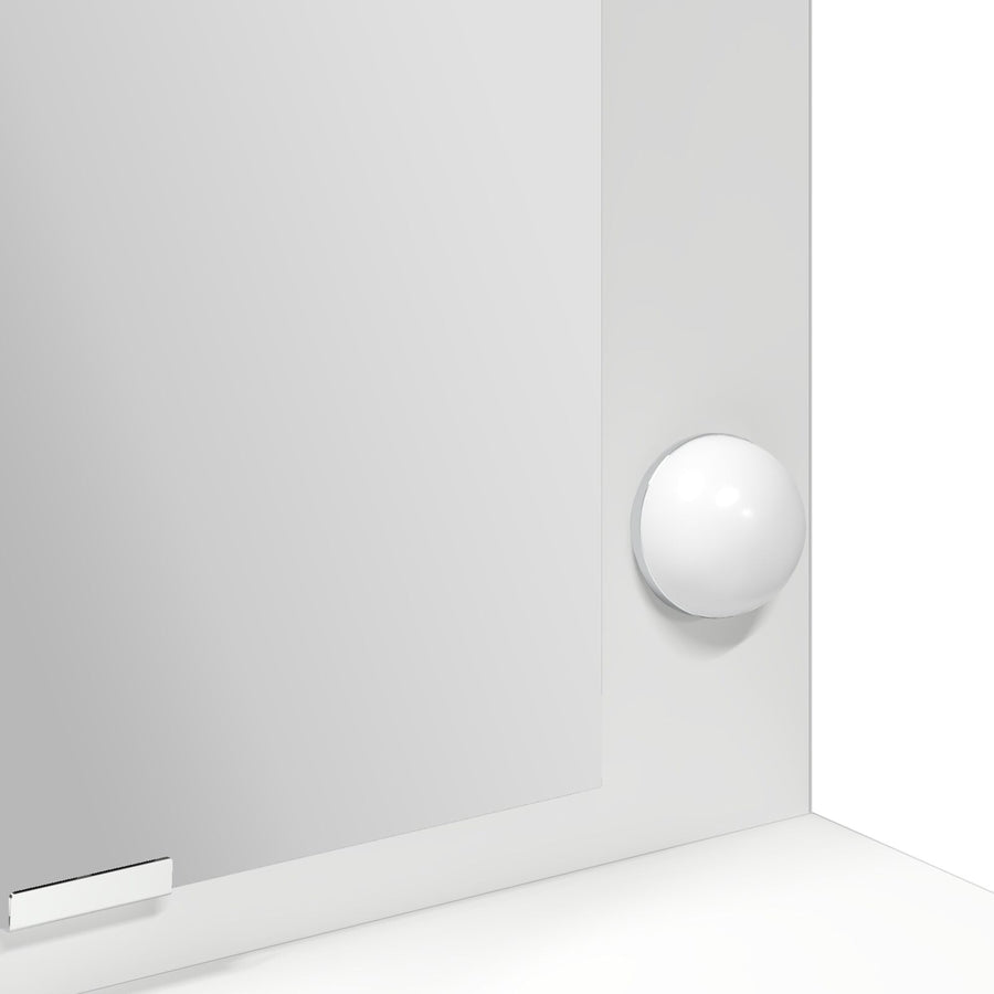 Te Kaptafel Met Led-Verlichting - Wit 100 x 41 x 135 cm