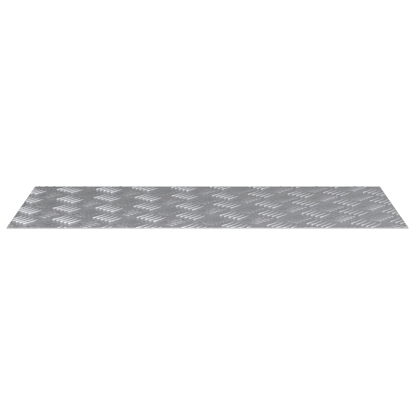 Aluminium Ruitplaten 2 Stuks Antislip 90X40 Cm 90 x 40 x 0.2 cm Rechthoekig