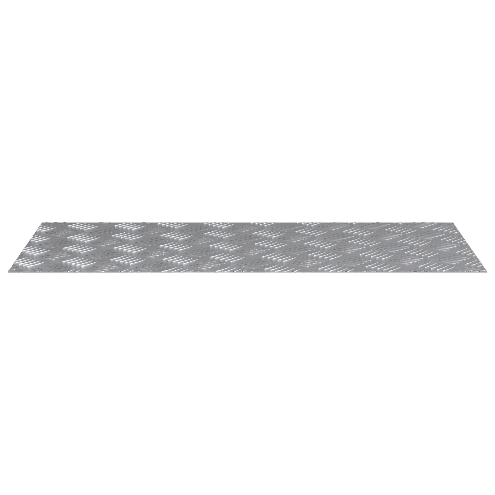 Aluminium Ruitplaten 2 Stuks Antislip 90X40 Cm 90 x 40 x 0.2 cm Rechthoekig