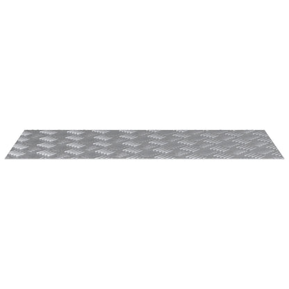 Aluminium Ruitplaten 2 Stuks Antislip 90X40 Cm 90 x 40 x 0.2 cm Rechthoekig