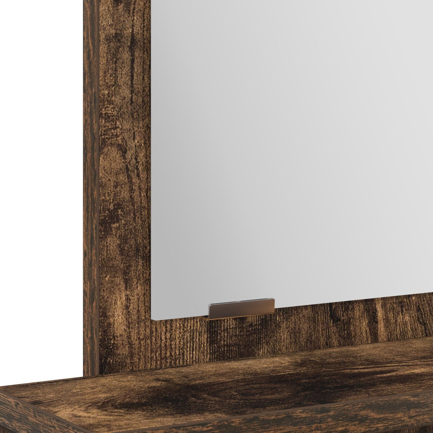Kaptafel Met Lades 50 x 41 x 140 cm Gerookt eiken