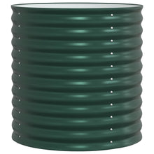 Tuin Verhoogd Bed Gegalvaniseerd Staal 80 x 80 x 81 cm Groen