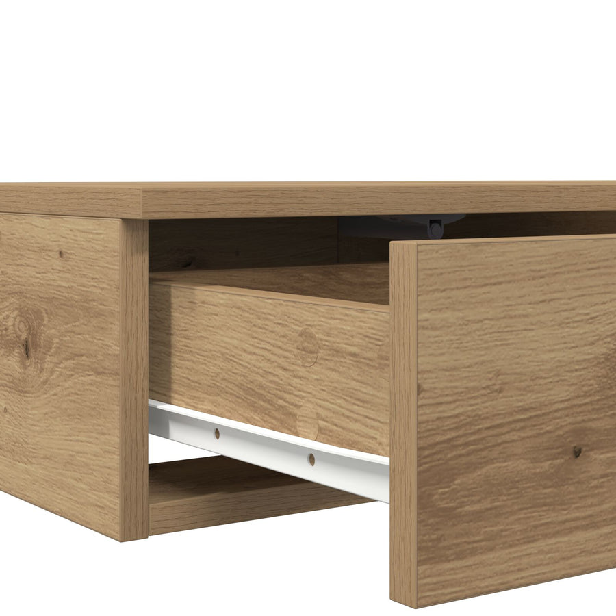 Nachtkastje Hout Ambachtelijk eiken 150 x 36.5 x 16.5 cm