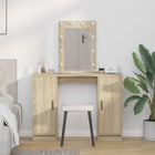 Console table with storage Brown 102 x 33 x 135 cm Engineered wood