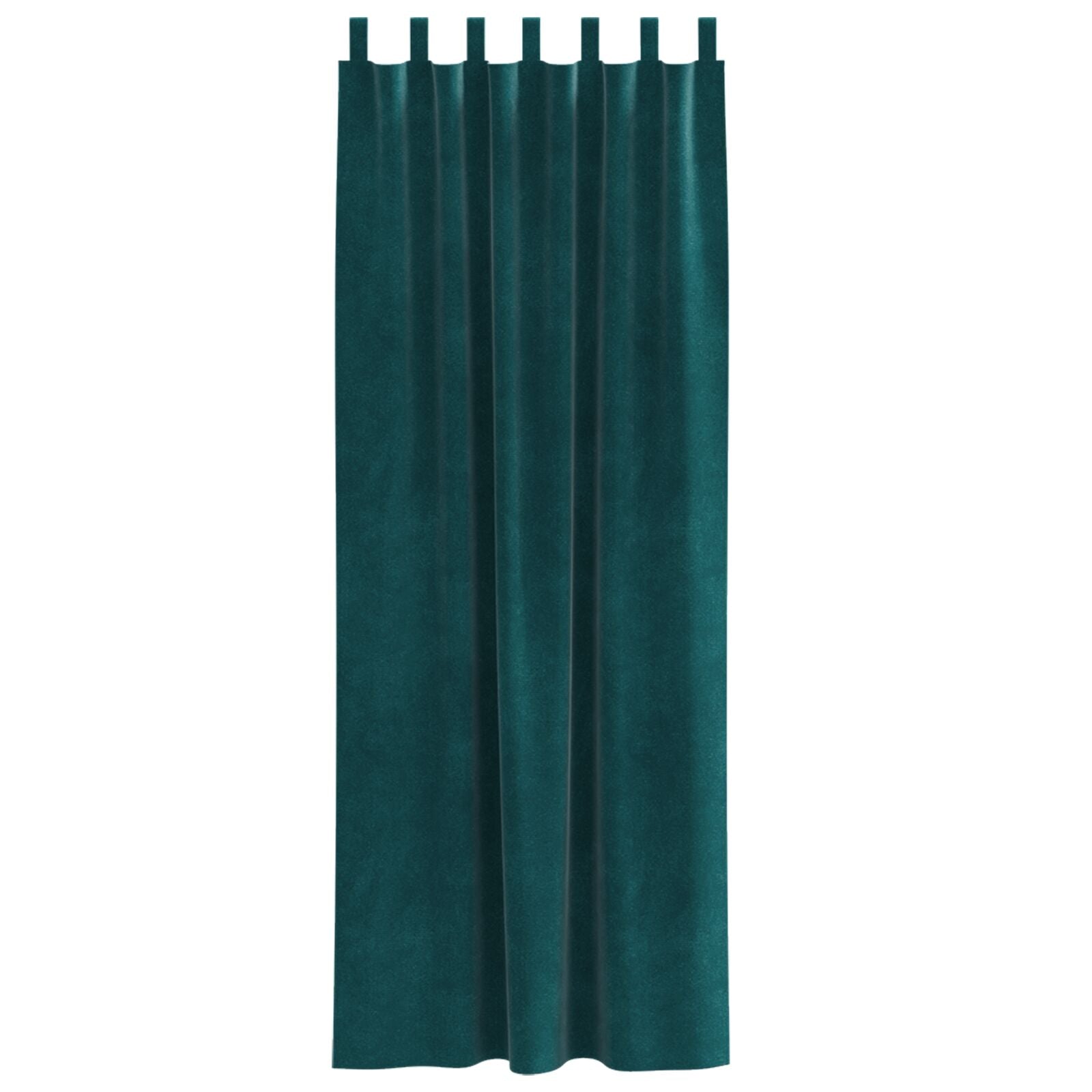 Blackout Gordijnen Met Hanglussen 2 Stuks Fluweel Donkergroen 140 x 260 cm met ophanglussen