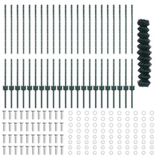 Ketenlinkhek Met 22 U-Palen Groen 1X25 M Staal