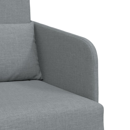 Vloer Sofa Bed 2-In-1 65X80X83 Cm Stof Licht grijs