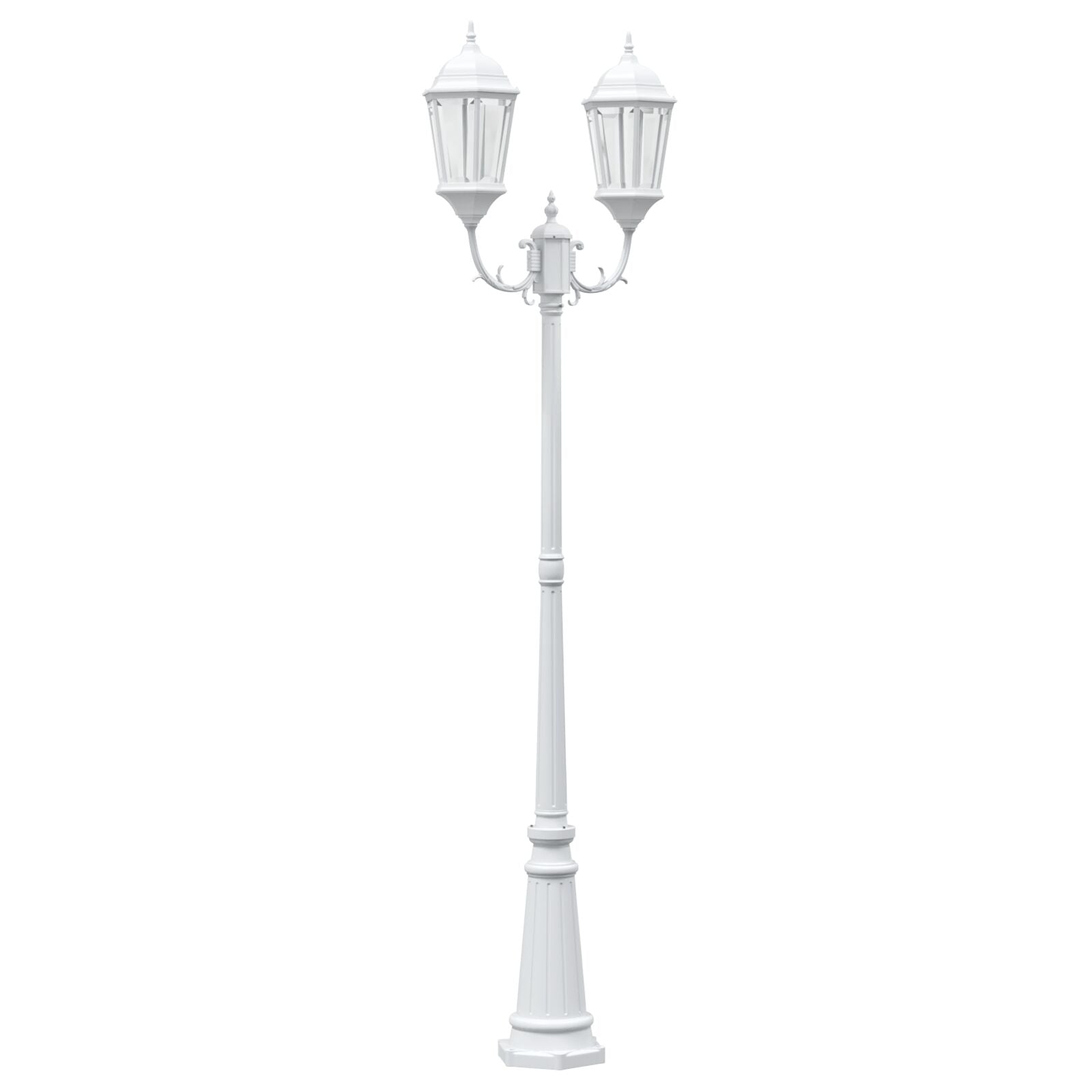 Tuinlamp Wit Aluminium 68 X 20 X 235 Cm Duurzaam Tuinlamp