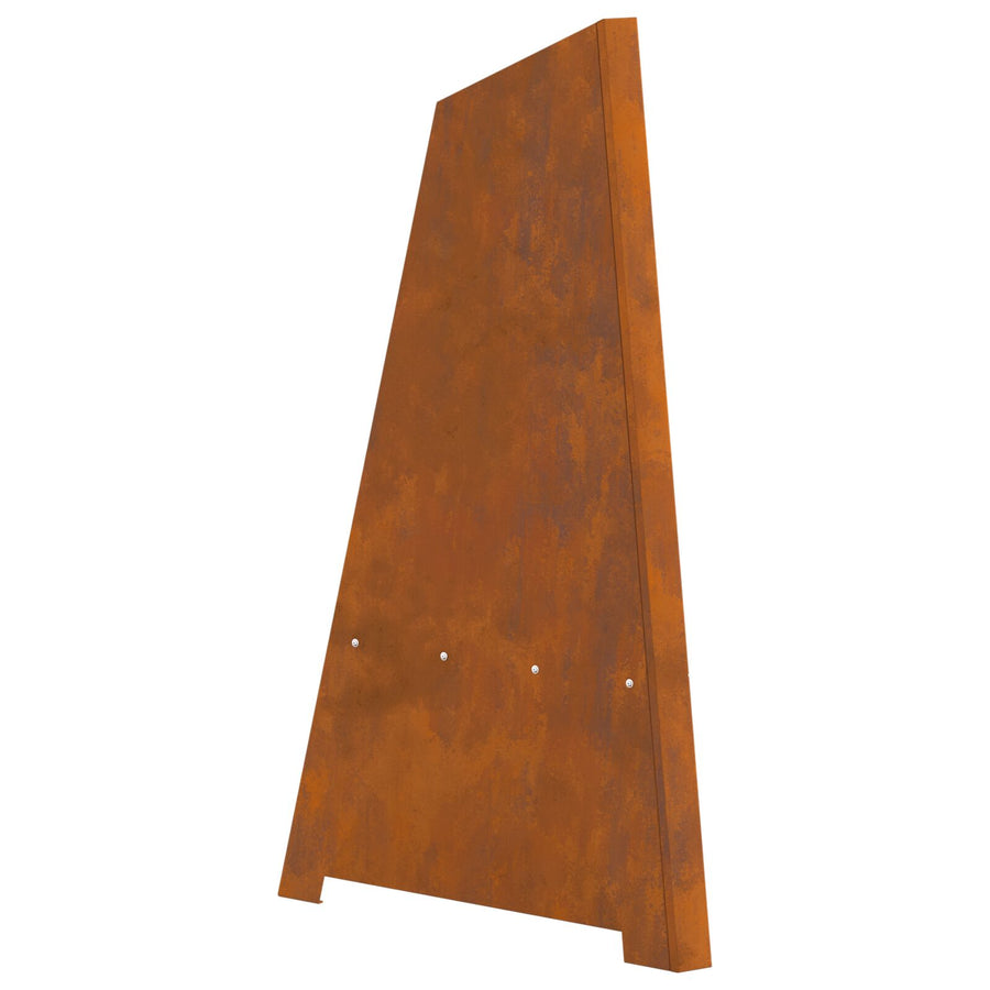 Vuurkorf Piramide 50X45X95 Cm Verweerd Staal Verweerd staal/Bruin