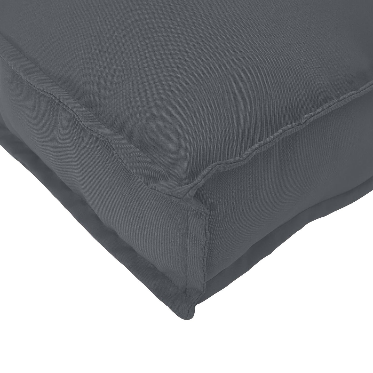 Pallet Kussen Voor Rugleuning 60X40X12 Cm Oxford Stof Anthraciet