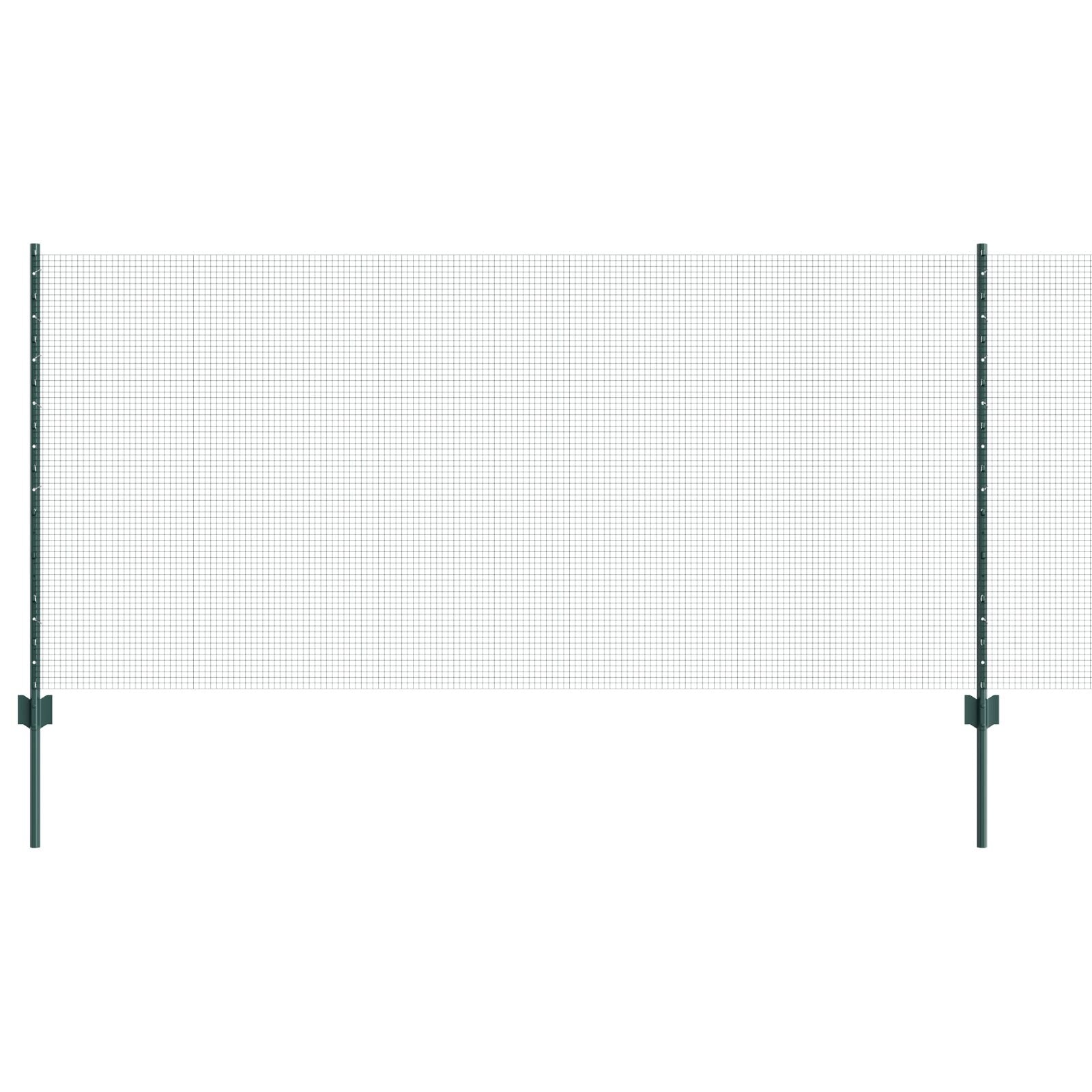 Tuinhekje Set Set Van 2 Groen Verzinkt Staal 25 X 1 M Duurzaam