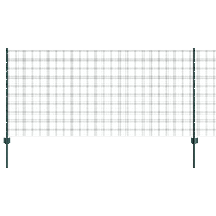 Tuinhekje Set Set Van 2 Groen Verzinkt Staal 25 X 1 M Duurzaam