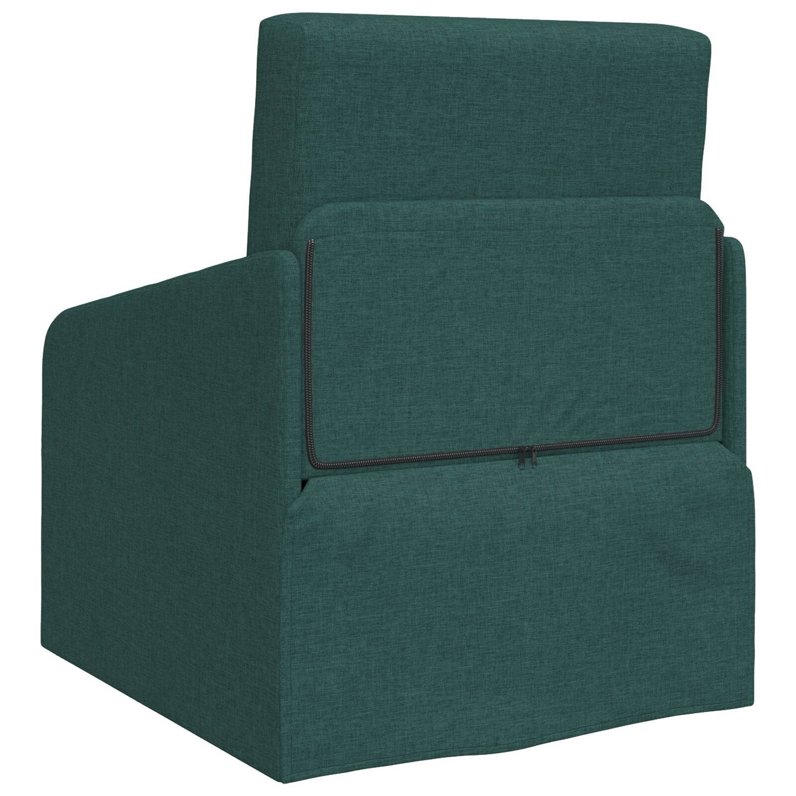 Vloer Sofa Bed 2-In-1 65X80X83 Cm Stof Donkergroen