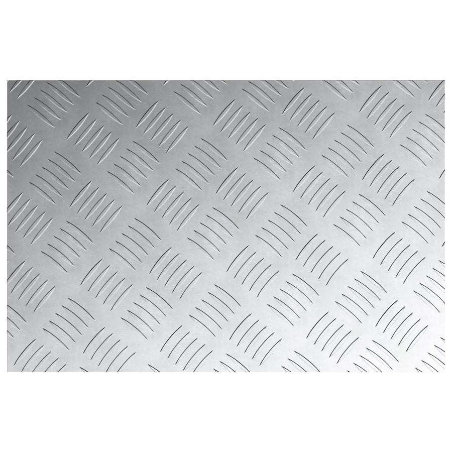 Aluminium Checker Platen 4 Stuks Antislip 60X40 Cm 60 x 40 x 0.2 cm Rechthoekig