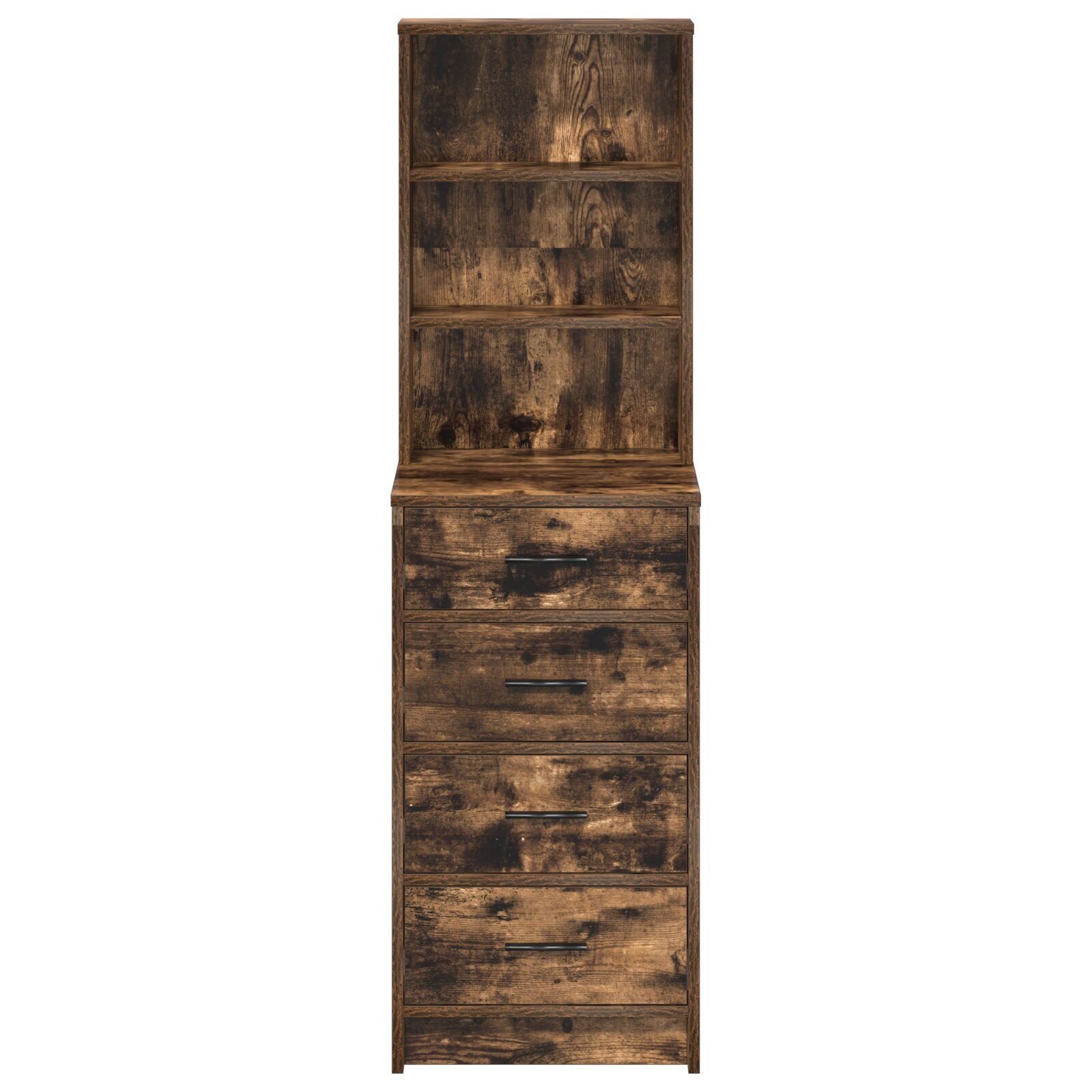 Highboard 40X41X135 Cm Geëngineerd Hout Gerookt eiken