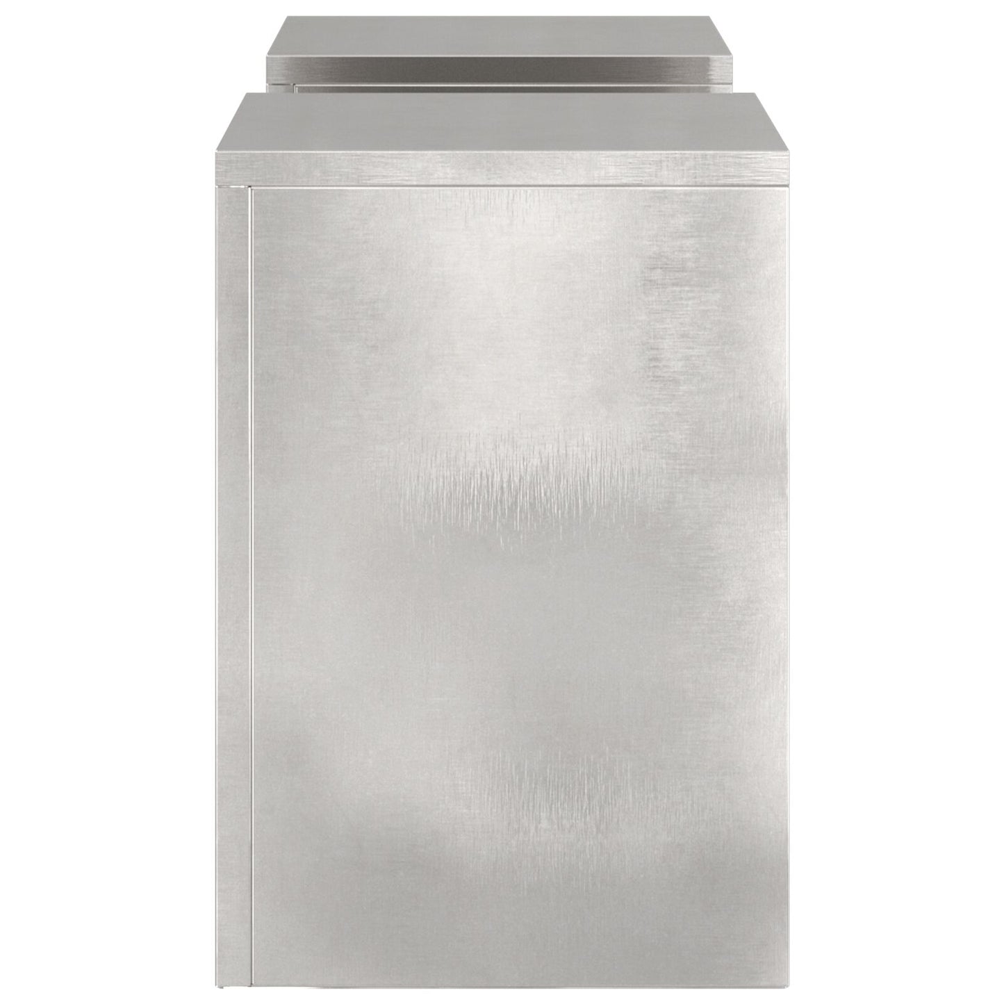 Buiten Plantstands Pillar 2 Stuks 24X24X35 Cm Roestvrijstaal 2x (35 cm)