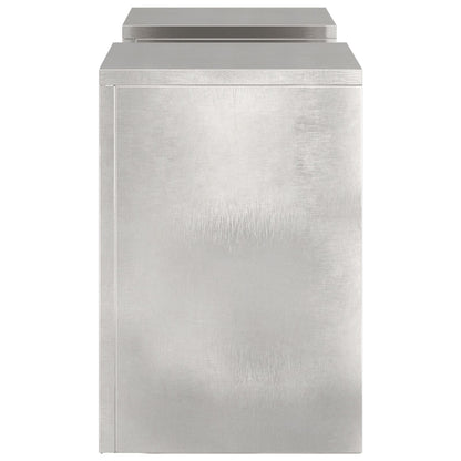 Buiten Plantstands Pillar 2 Stuks 24X24X35 Cm Roestvrijstaal 2x (35 cm)