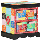 Bedside Tables 2 pcs Multicolor 40 x 35 x 45 cm Solid Mango Wood