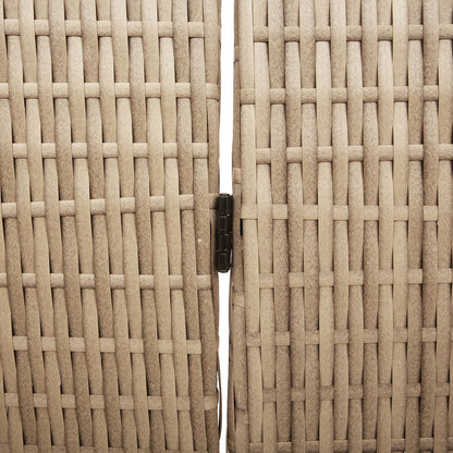 Room Dividers Hout, Stof , Hoog Opvouwbaar 200 cm Beige 4 panelen