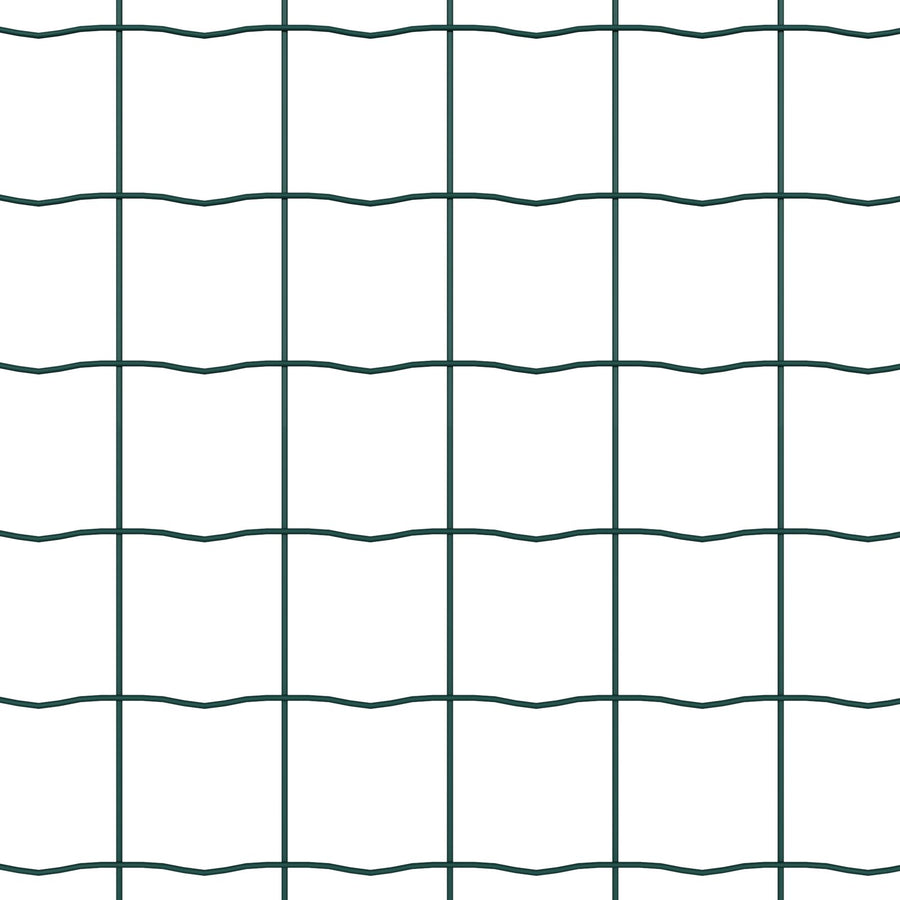 Tuinhek Set Set Van 2 Groen Staal 10 X 0.8 M Duurzaam Tuinhek