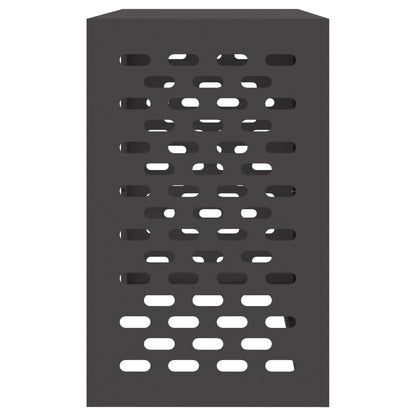 Airconditioner Cover Staal Zwart 110 x 50 x 80 cm