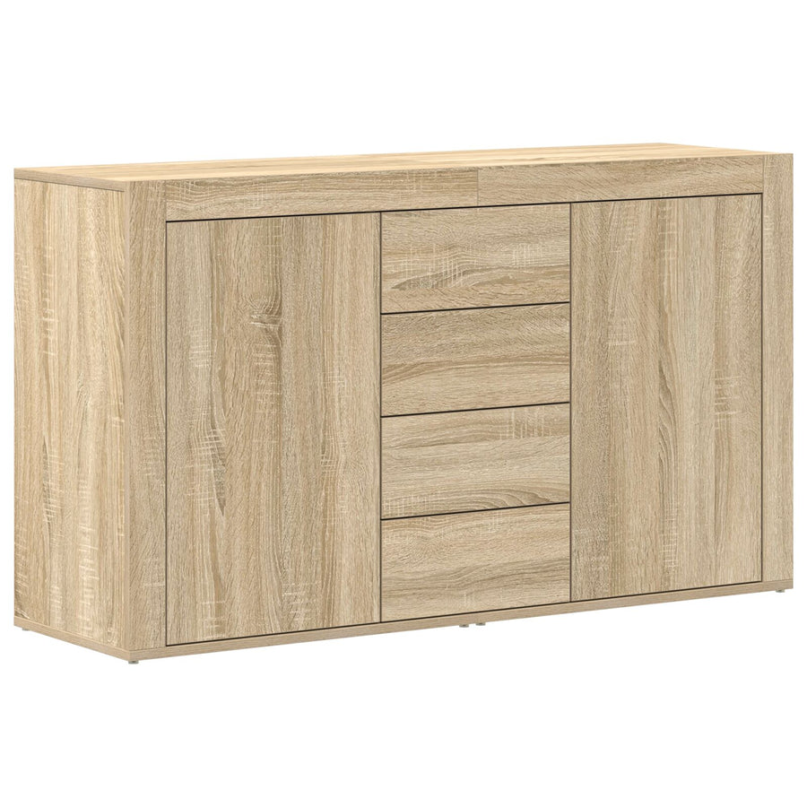 Dressoir Sonoma Eiken Bewerkt Hout 120 X 36 X 69 Cm Opslag