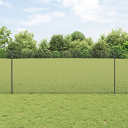 Hekwerk set 10m staal grijs