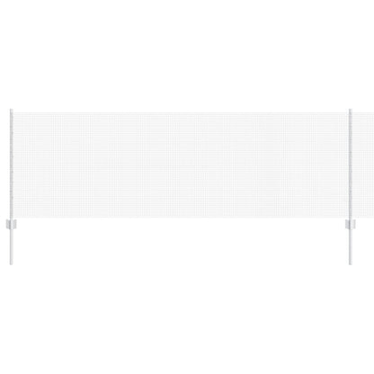 Gegalvaniseerd Draadhek Met 22 U-Palen Zilver 0.8X50 M Staal