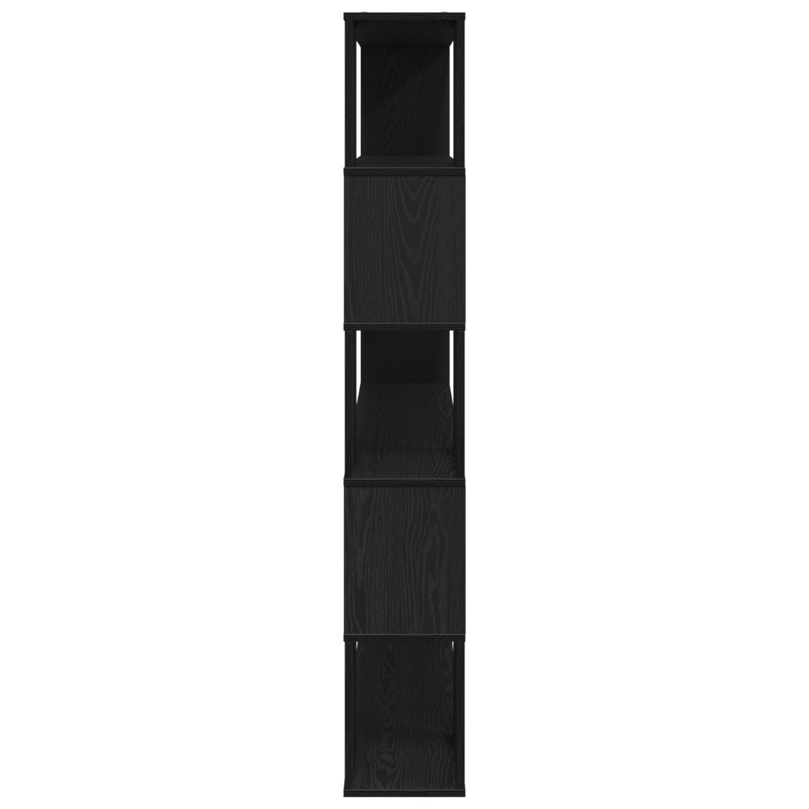 Boekenplank Gelaagd Hout Zwart eiken 100 x 24 x 155 cm