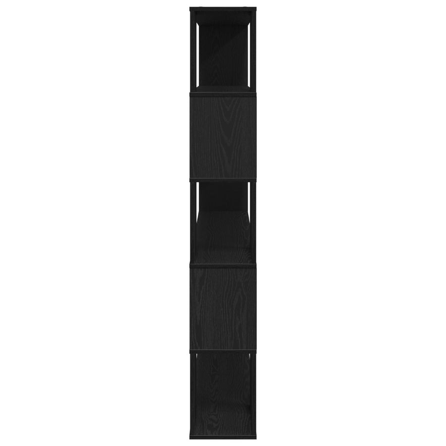 Boekenplank Gelaagd Hout Zwart eiken 100 x 24 x 155 cm