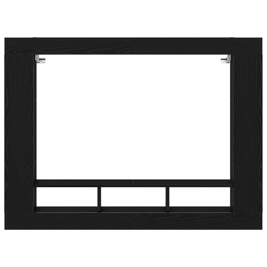 Tv-Kast Muurbevestigd 152X22X113 Cm Zwart eiken