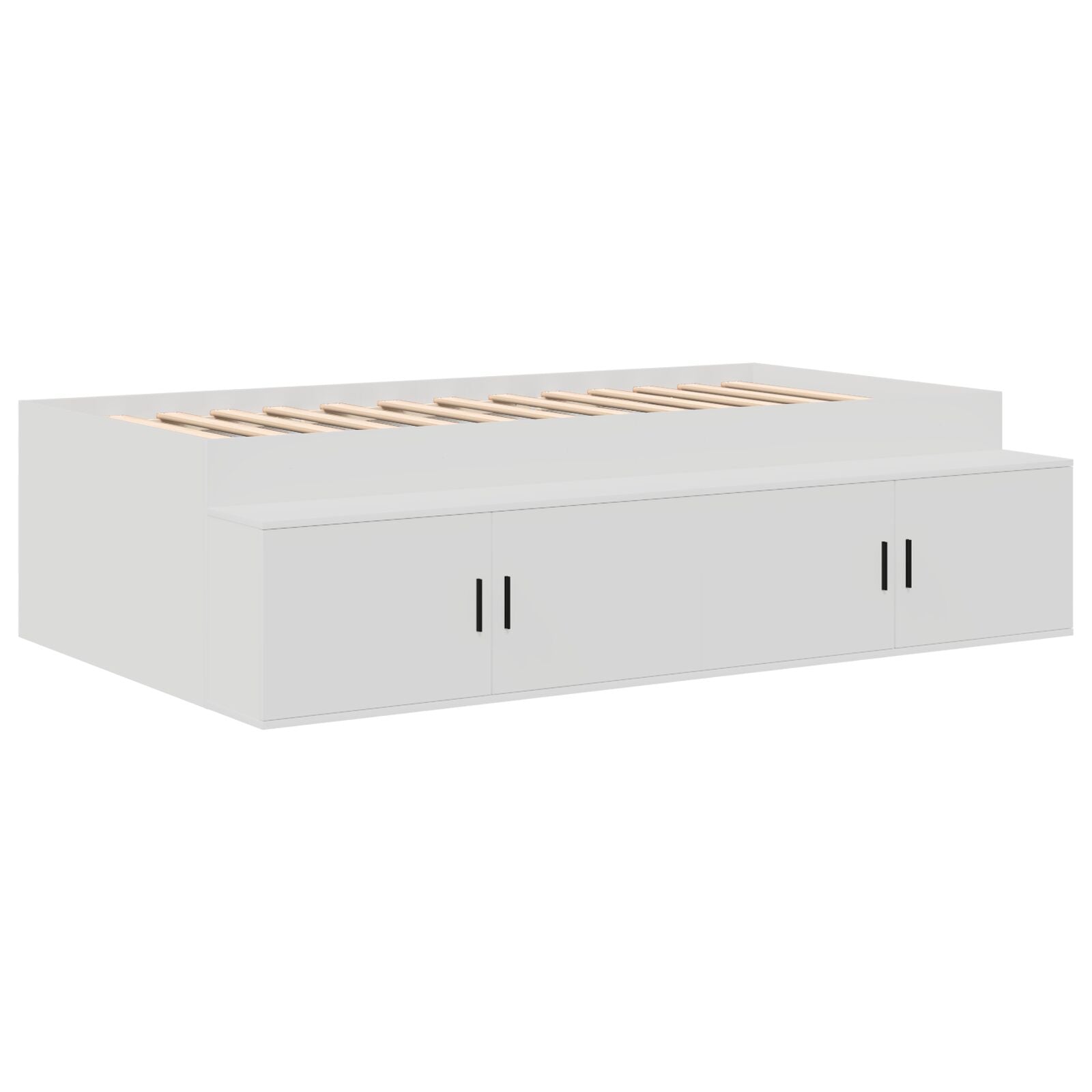 Opslag Bed Wit 90X200 Cm
