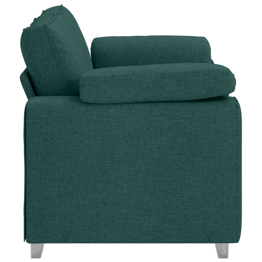 Loveseat Bank Stof Donkergroen 120 cm