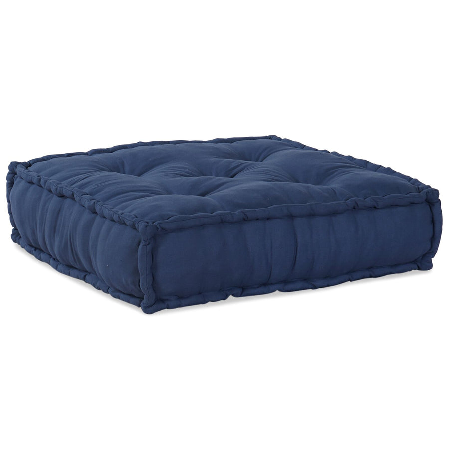 Modulaire Poefs 2 Stuks Stof Indigo 70 x 70 x 36 cm 2x lounge