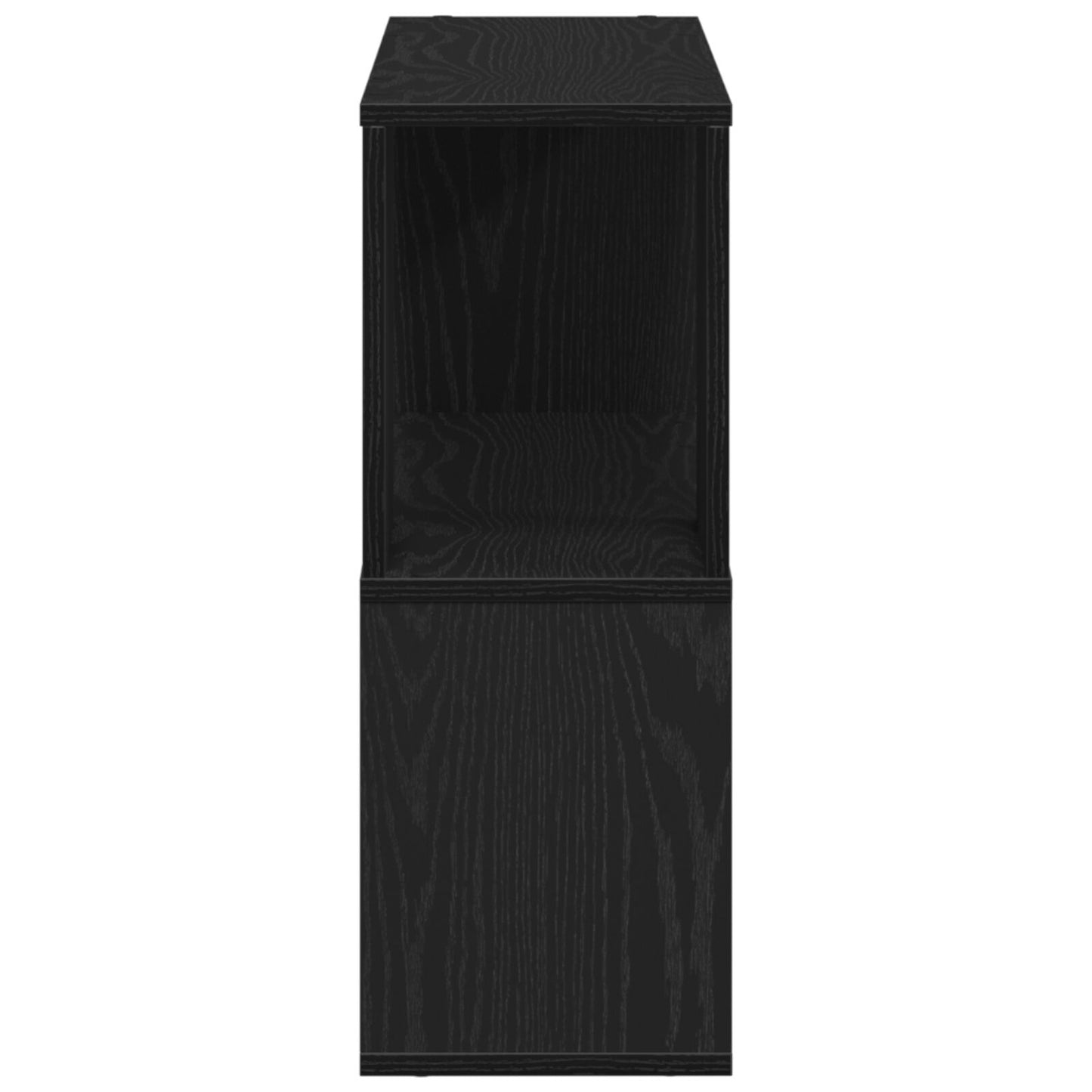 Witte Tv-Kast Van Bewerkt Hout Zwart eiken 80 x 24 x 63 cm