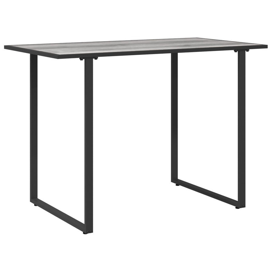 Tuin Tafel 100X55X70 Cm Dpc En Staal Grijs