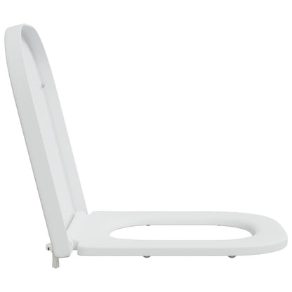Snelsluiting Toiletbril Met Soft Close Duroplast Wit