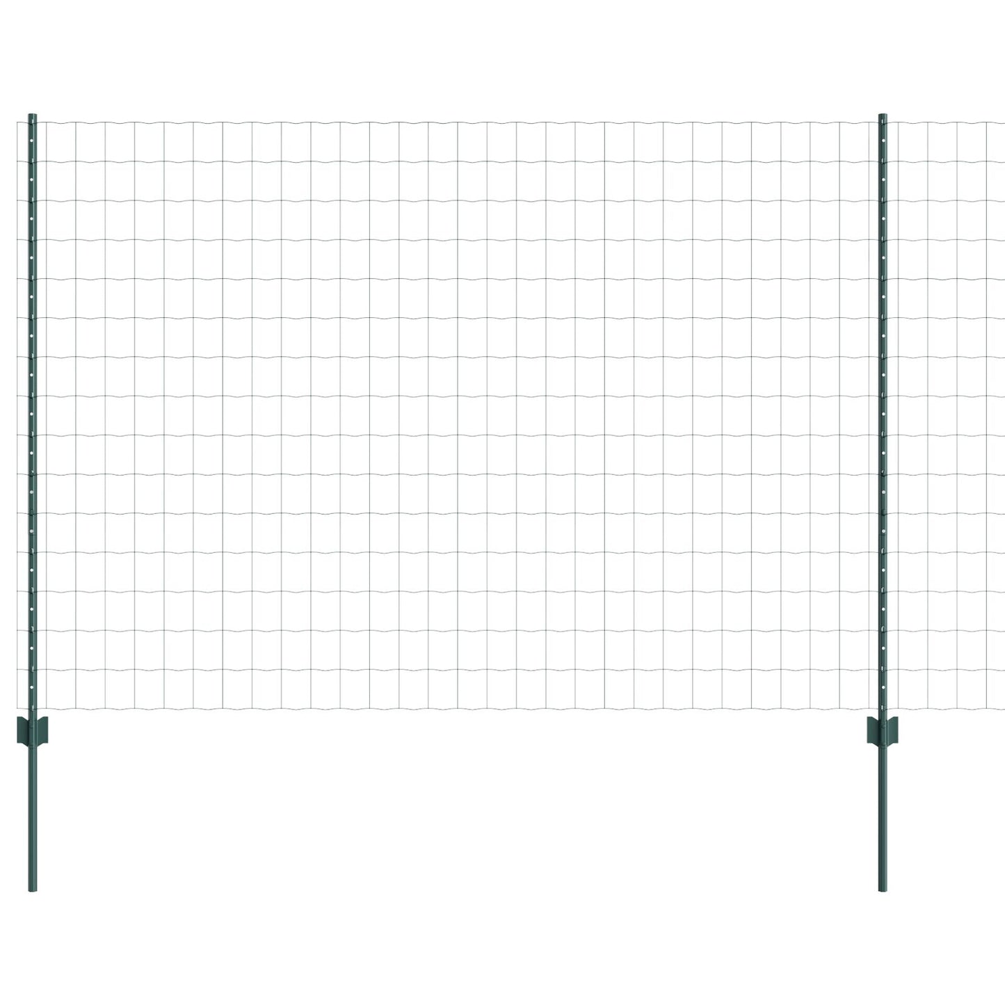 Euro Hek Met 5 U Palen Groen 1.6X10 M Staal