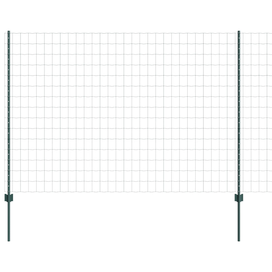 Euro Hek Met 5 U Palen Groen 1.6X10 M Staal
