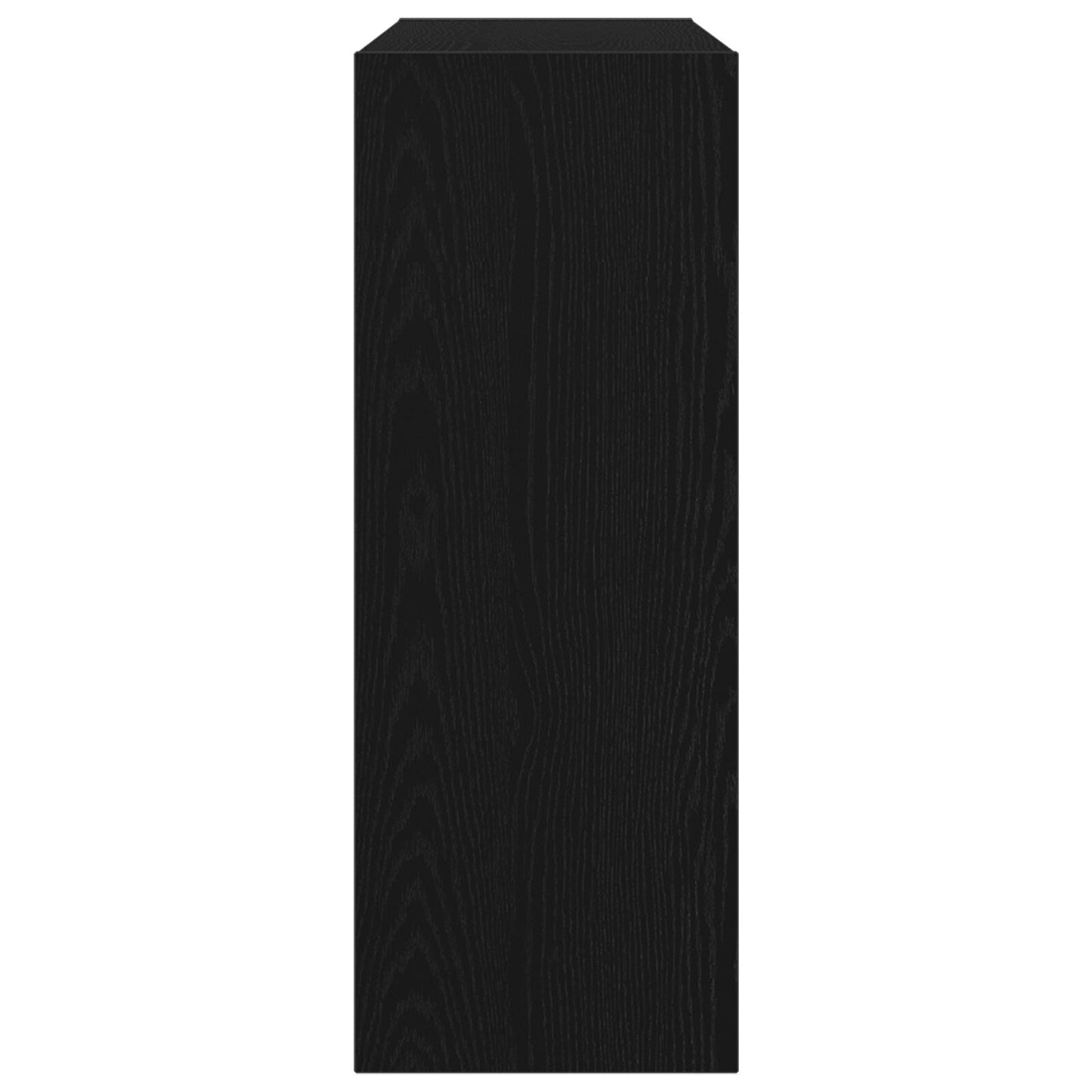Consoletafel Zwart Eiken 105X30X80 Cm Geengineerd Hout