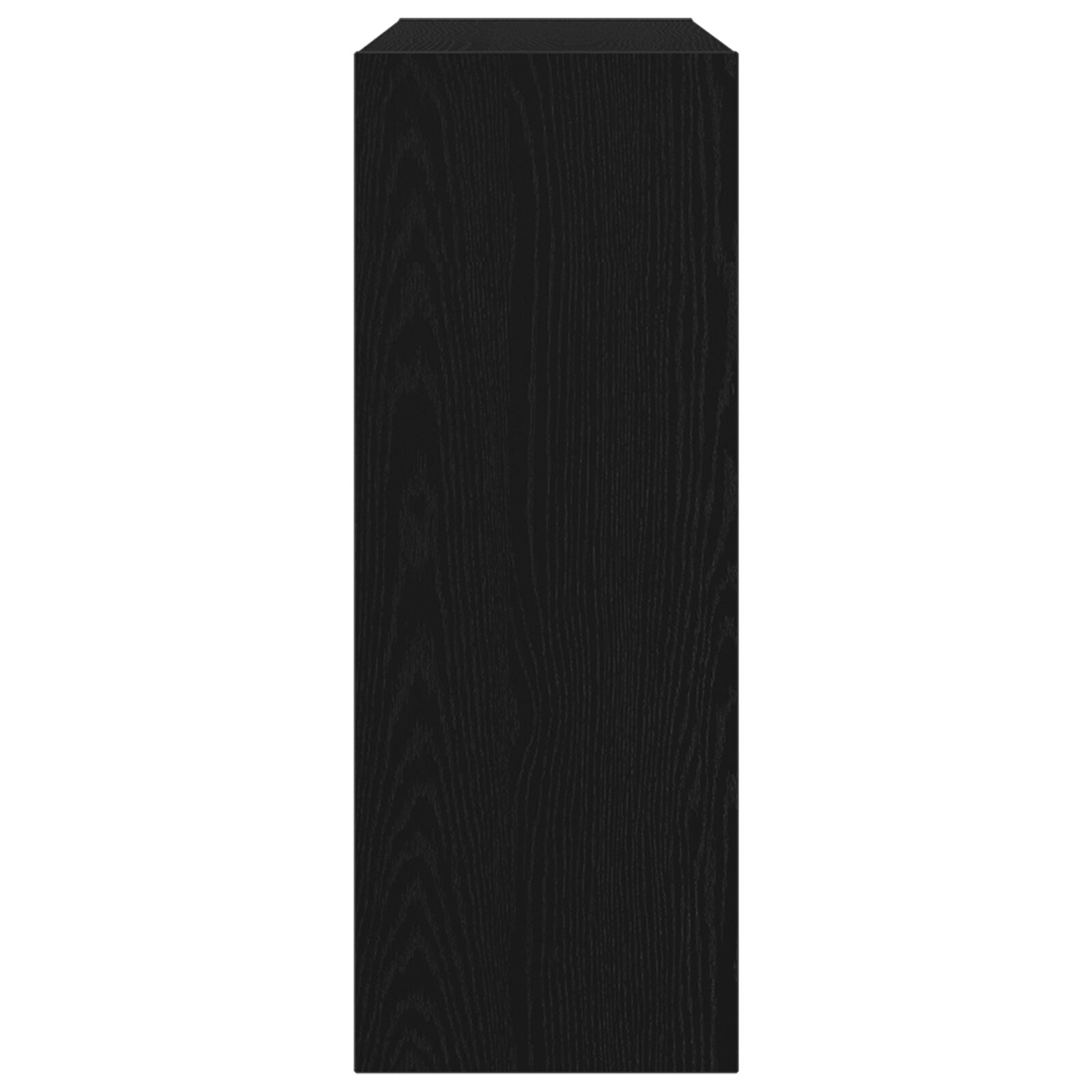 Consoletafel Zwart Eiken 105X30X80 Cm Geengineerd Hout