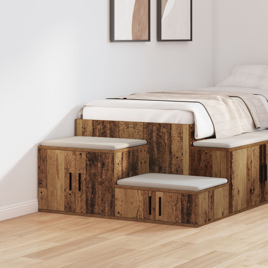 Opbergkast Oude Hout Gemaakt Van Geengineerd Hout Oud hout 103 x 41 x 40 cm
