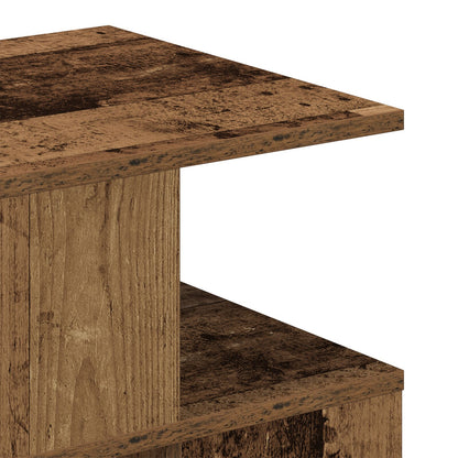 Bijzettafel Oud Hout 40X40X40 Cm Geëngineerd Hout