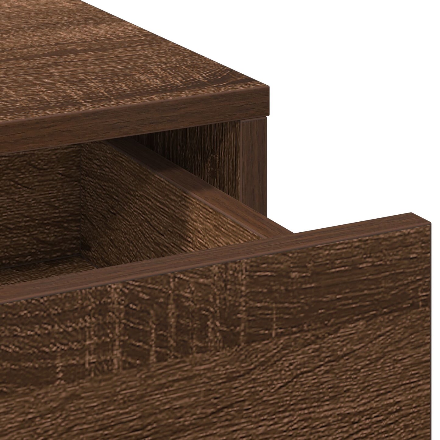 Kaptafel Met Led Verlichting Bruin Eik Bruin eiken 50 x 41 x 135 cm